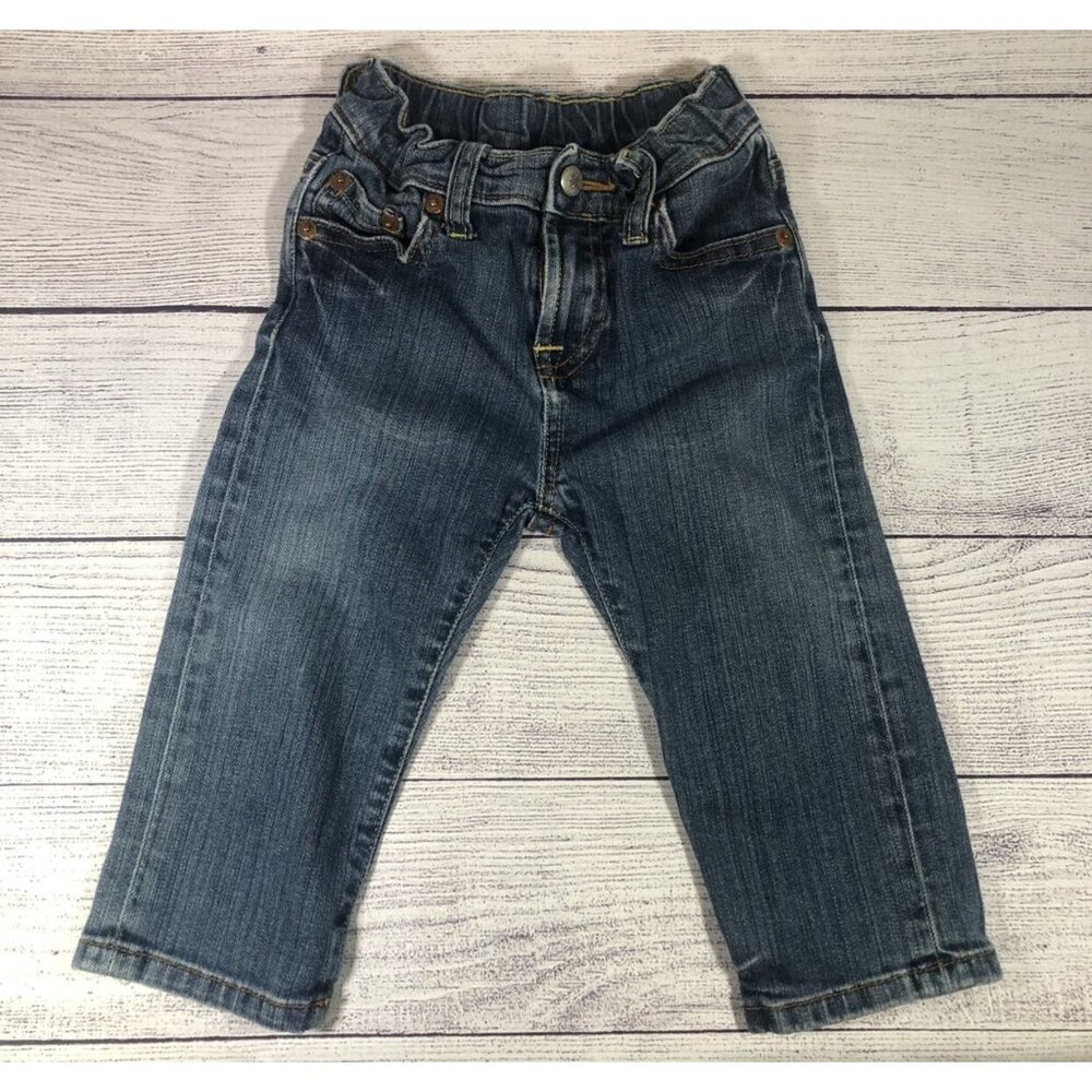 Lucky Brand 12M Blue jeans Peace Sign Pocket